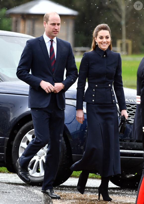 Le prince William, duc de Cambridge, et Catherine (Kate) Middleton, duchesse de Cambridge - Visite du Centre de réadaptation médicale de la défense à Stanford, Leicestershire le 11 février 2020.