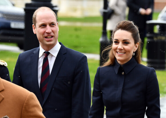 Le prince William, duc de Cambridge, et Catherine (Kate) Middleton, duchesse de Cambridge - Visite du Centre de réadaptation médicale de la défense à Stanford, Leicestershire le 11 février 2020.