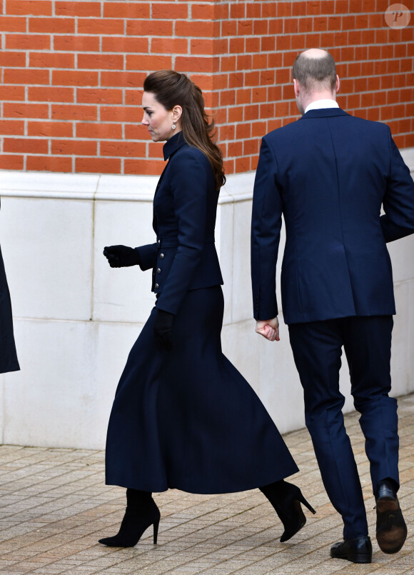 Le prince William, duc de Cambridge, et Catherine (Kate) Middleton, duchesse de Cambridge - Visite du Centre de réadaptation médicale de la défense à Stanford, Leicestershire le 11 février 2020.