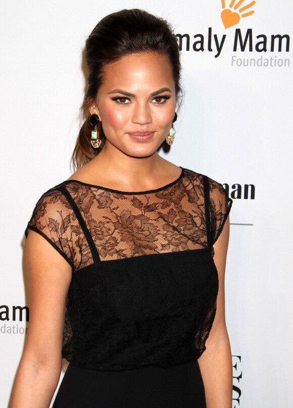 Chrissy Teigen - People au gala de la fondation Somaly Mam a New York, le 17 octobre 2012.