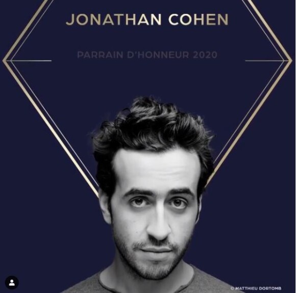 Jonathan Cohen, parrain d'honneur de la 15e cérémonie des Globes qui se déroulera le 14 mars 2020 à la salle Wagram, à Paris.