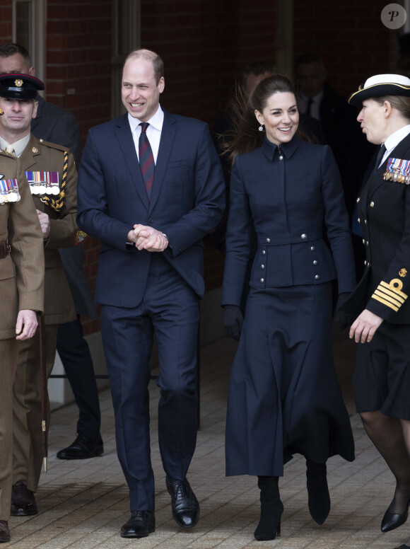Le prince William, duc de Cambridge, et Catherine (Kate) Middleton, duchesse de Cambridge - Visite du Centre de réadaptation médicale de la défense à Stanford, Leicestershire le 11 février 2020.