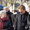 Exclusif - Les obsèques de Claire Bretécher au cimetière de Montmartre à Paris le 15 février 2020.