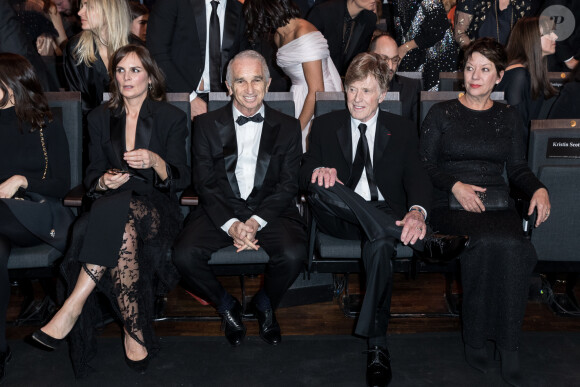 Alain Terzian, Brune de Margerie, Robert Redford, sa femme Sibylle Szaggars - 44ème cérémonie des Cesar à la salle Pleyel à Paris, le 22 février 2019. © Dominique Jacovides - Olivier Borde / Bestimage