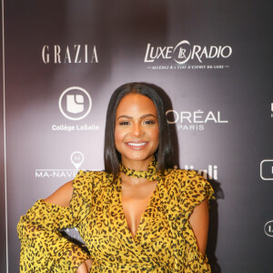 Exclusif - Christina Milian (enceinte) - Les célébrités lors de la 15ème édition du Casa Fashion Show sous le thème de la Dolce Vita au Sofitel Casablanca Tour Blanche à Casablanca, le 12 octobre 2019. Devenu un rendez-vous incontournable, l'événement porté par K. Cheddadi et chorégraphié par H. Ghorab, se veut le reflet d'une société plurielle et avant-gardiste, jonglant avec brio entre ses racines orientales et sa culture occidentale. L'enseigne marocaine de luxe IO est la chaussure officielle de l'événement et l'Oréal Paris, le partenaire coiffure et make up 2019. La création des costumes de scène confiée pour la première fois à une jeune designer africaine de talent, Laetitia Kandolo, réputée dans le milieu de la mode grâce à ses collaborations avec des célébrités mondiales. L'événement soutient depuis son lancement l'Association des Bonnes Œuvres du Coeur . Pour l'hiver 2019-2020, le Casa Fashion Show invite le public à une ballade vintage et ensoleillée, au son d'un morceau jazzy ponctué de mandoline... Avec comme toile de fond : l'Italie. L'Italie et sa douceur de vivre. L'Italie et ses symboles : motifs floraux, couleurs chatoyantes, broderies, brocarts, camaieu de rouges etc... Invité d'honneur de cette 15ème saison, K. Girac a fait vibrer le public au son de ses titres les plus emblématiques, accompagné de la chanteuse américaine C. Milian. Un événement en partenariat avec Sofitel Casablanca, l'Agence Marocaine de Coopération Internationale, Royal Air Maroc, Volkswagen, Samsung, Lesieur Cristal et Upline Group. © Philippe Doignon/Bestimage
