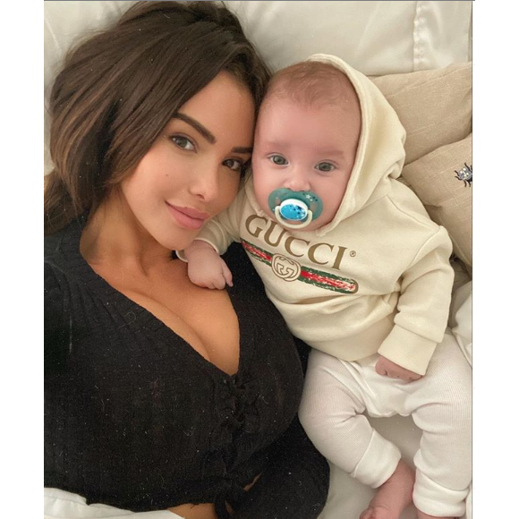 Nabilla et son fils Milann sur Instagram - janvier 2020