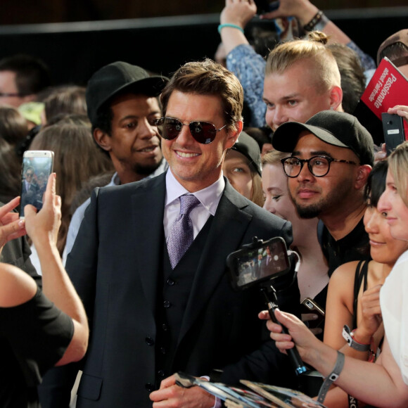 Tom Cruise - Les célébrités posent lors du photocall de la première du film "Mission : Impossible - Fallout" à Londres le 13 juilllet 2018.