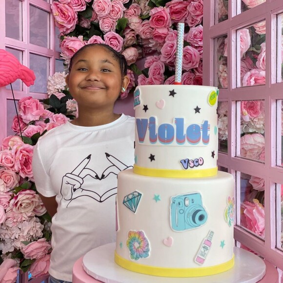 Violet (10 ans), la fille de Christina Milian, sur Instagram. Anniversaire le 24 février 2020.