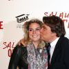 Bernard Tapie et sa fille Sophie - Avant-première de "Salaud on t'aime" à l'UGC Normandie sur les Champs-Elysées à Paris le 31 mars 2014.
