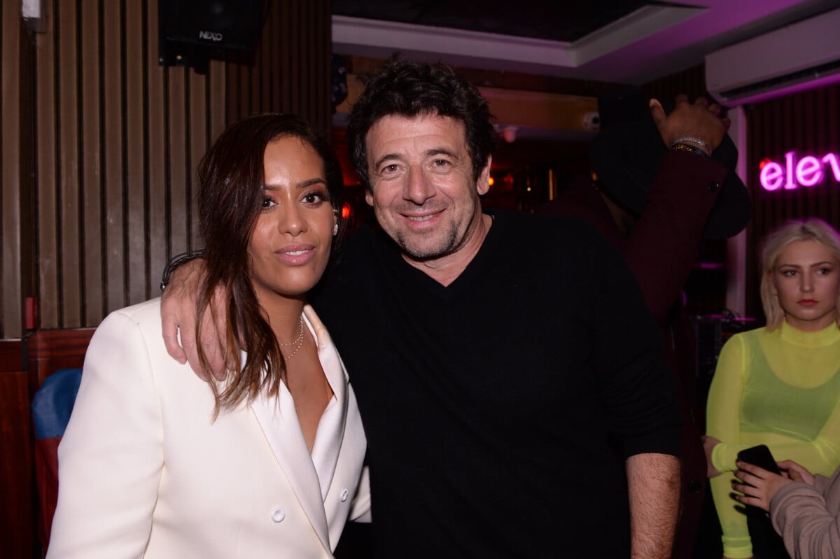 Photo : Exclusif - Amel Bent et Patrick Bruel lors de la soirée Eleven  Paris x Amel Bent : I Found Love au bar de nuit musical L'Orphée, dans le  9e arrondissement