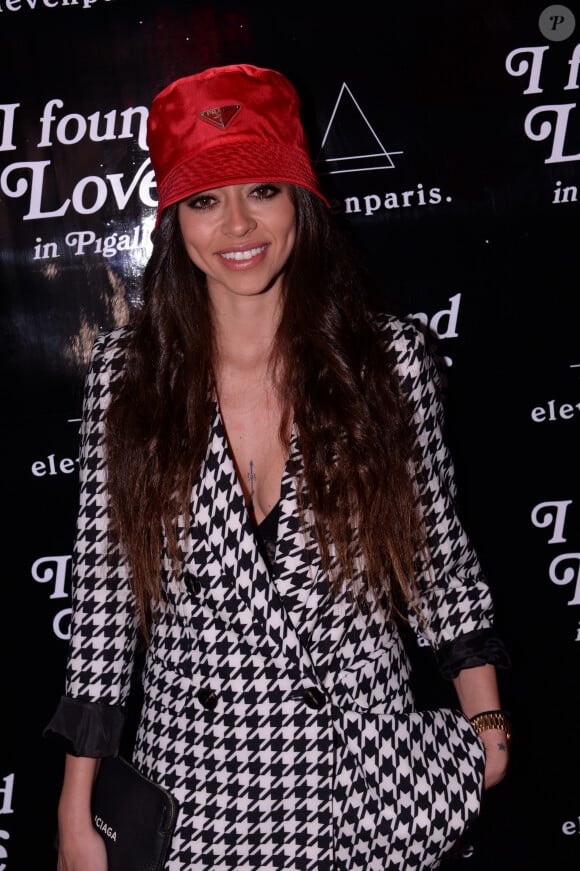Exclusif - Jessica Errero lors de la soirée Eleven Paris x Amel Bent : I Found Love au bar de nuit musical L'Orphée, dans le 9e arrondissement de Paris, France, le 25 février 2020. © Rachid Bellak/Bestimage