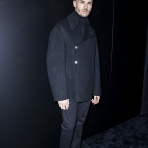 Baptiste Giabiconi assiste au défilé de mode Saint Laurent, collection prêt-à-porter automne-hiver 2020/2021, à la Tour Eiffel. Paris, le 25 février 2020. © Olivier Borde / Bestimage