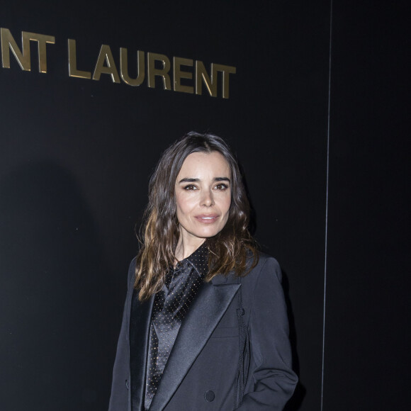 Elodie Bouchez assiste au défilé de mode Saint Laurent, collection prêt-à-porter automne-hiver 2020/2021, à la Tour Eiffel. Paris, le 25 février 2020. © Olivier Borde / Bestimage