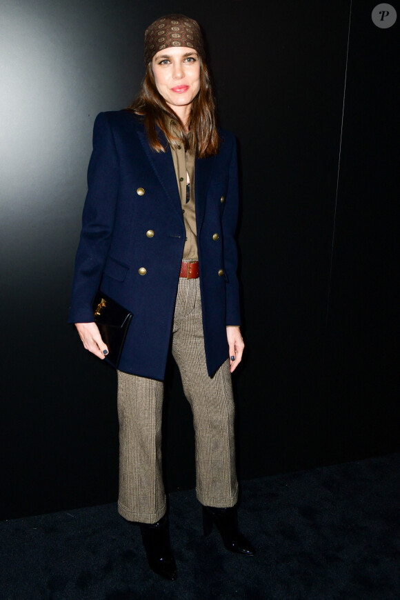 Charlotte Casiraghi attends the Saint Laurent show as part of the Paris Fashion Week Womenswear Fall/Winter 2020/2021 on February 25, 2020 in Paris, France. Photo by Laurent Zabulon/ABACAPRESS.COM 