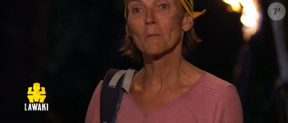 Valérie dans "Koh-Lanta, l'île des héros", le 28 février 2020 sur TF1.