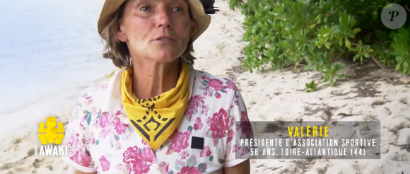 Valérie dans "Koh-Lanta, l'île des héros", le 28 février 2020 sur TF1.