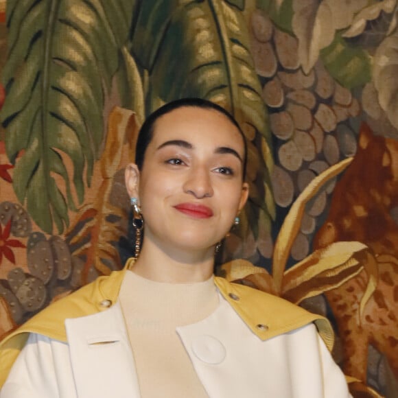 Camélia Jordana assiste au défilé de mode LANVIN prêt-à-porter automne-hiver 2020/2021 à la Galerie des Gobelins. Paris, le 26 février 2020 © Veeren Ramsamy-Christophe Clovis / Bestimage