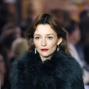 Audrey Marnay défile pour LANVIN, collection prêt-à-porter automne-hiver 2020/2021 à Paris. Le 26 février 2020 © Veeren Ramsamy-Christophe Clovis / Bestimage