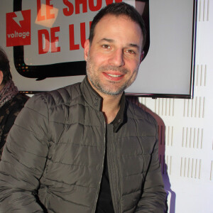 Mario Barravecchia (Star Academy 1) lors de l'émission "Le Show de Luxe" sur la Radio Voltage à Paris, France, le 12 février 2019. © Philippe Baldini/Bestimage