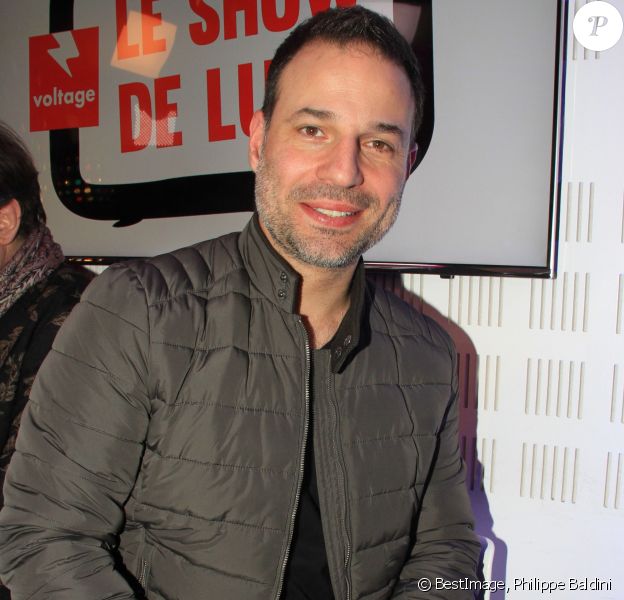 Mario Barravecchia (Star Academy 1) lors de l'émission "Le Show de Luxe" sur la Radio Voltage à Paris, France, le 12 février 2019. © Philippe Baldini/Bestimage