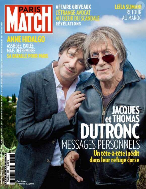 Couverture du nouveau numéro de "Paris Match", paru le 27 février 2020