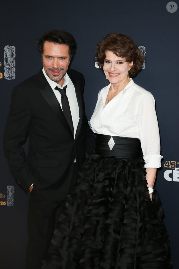 Nicolas Bedos, Fanny Ardant lors du photocall lors de la 45ème cérémonie des César à la salle Pleyel à Paris le 28 février 2020 © Dominique Jacovides / Olivier Borde / Bestimage