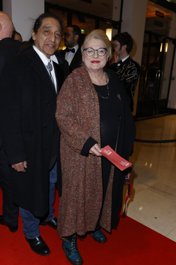 Josiane Balasko et son mari George Aguilar assistent à la 45e cérémonie des César à la Salle Pleyel à Paris le 28 février 2020. © Dominique Jacovides / Olivier Borde / Bestimage