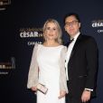 Maxime Saada et sa femme Sylvie assistent à la 45e cérémonie des César à la Salle Pleyel à Paris le 28 février 2020.