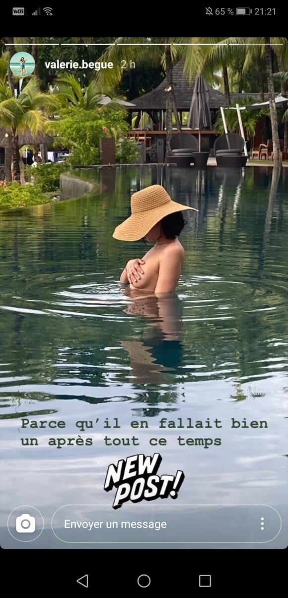 Valérie Bègue s'affiche topless sur Instagram - dimanche 01 mars 2020