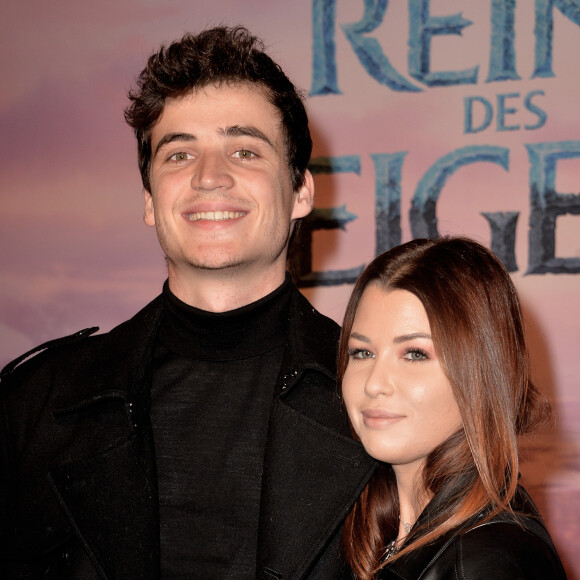 Le DJ belge Henri PFR et sa compagne Marie Lopez (Enjoy Phoenix) - Projection exceptionelle de "La Reine des Neiges 2 " au Grand Rex à Paris le 13 novembre 2019. © Veeren Ramsamy/Bestimage