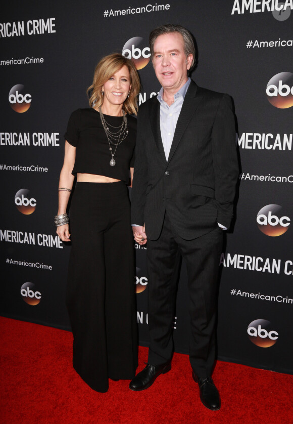 Felicity Huffman, Timothy Hutton à la première de ABC's 'American Crime' à l'hôtel "Ace" à Los Angeles, le 28 février 2015