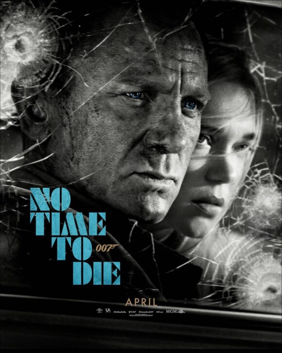 James Bond Mourir peut attendre (No Time To Die) avec Daniel Craig et Léa Seydoux.