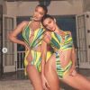 Kylie Jenner et sa grande soeur Kendall Jenner aux Bahamas. Mars 2020.