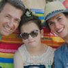John Olerud avec sa femme Kelly et leur fille Jordan morte à 19 ans d'une maladie rare.