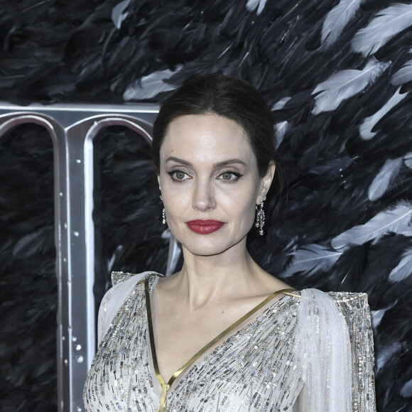 Angelina Jolie - Les célébrités assistent à la première de "Maléfique : Le Pouvoir du Mal" à Londres, le 9 octobre 2019.