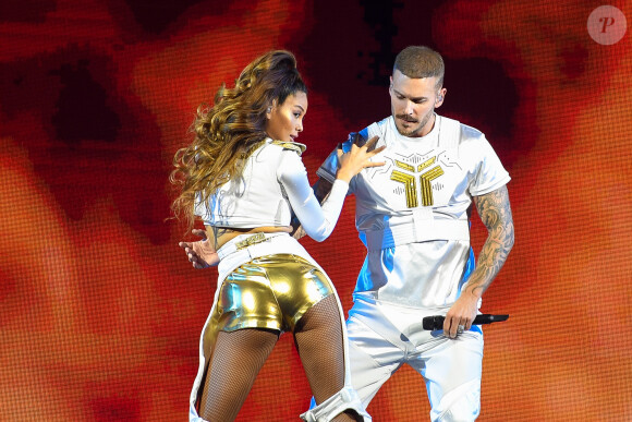 M. Pokora en concert au Palais Nikaia à Nice dans le cadre de sa tournée Pyramide Tour le 15 novembre 2019. © Lionel Urman / Bestimage