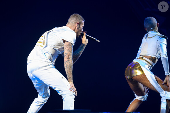 M. Pokora en concert au Palais Nikaia à Nice dans le cadre de sa tournée Pyramide Tour le 15 novembre 2019. © Lionel Urman / Bestimage