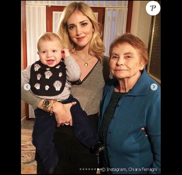 Chiara Ferragni est en deuil. Sa grand-mère Maria est morte. Mars 2020.