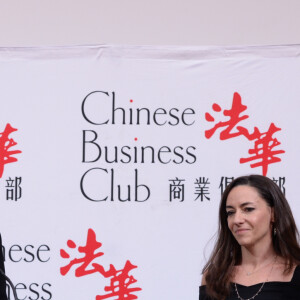 Monica Bellucci reçoit le Prix Femme de l'Année 2020 Chinese Business Club lors du déjeuner d'affaires "Edition Spéciale Femmes" de la 5ème édition du Chinese Business Club, à l'occasion de la journée internationale des droits des femmes au Pavillon Cambon Potel et Chabot. Paris, le 9 mars 2020. © Rachid Bellak/Bestimage