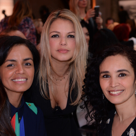 Laurence Roustandjee, Séverine Ferrer et Aïda Touihri lors du déjeuner d'affaires "Edition Spéciale Femmes" de la 5ème édition du Chinese Business Club, à l'occasion de la journée internationale des droits des femmes au Pavillon Cambon Potel et Chabot. Paris, le 9 mars 2020. © Rachid Bellak/Bestimage