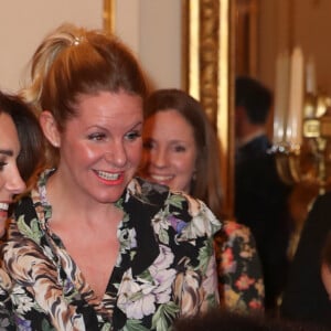 Kate Middleton, duchesse de Cambridge, assiste au dîner de gala du 25e anniversaire de l'association caritative "Place2Be" à Buckingham Palace. Londres. Le 9 mars 2020.