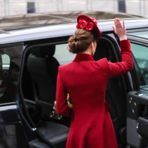 Kate Middleton, duchesse de Cambridge - La famille royale d'Angleterre à la cérémonie du Commonwealth en l'abbaye de Westminster à Londres, le 9 mars 2020.