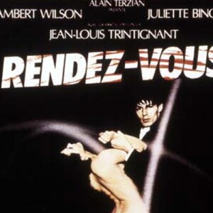 Affiche du film "Rendez-vous", d'André Téchiné. 1985.