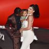 Kylie Jenner, son compagnon Travis Scott et leur fille Stormi Webster - Première du reportage 'Travis Scott : Look Mom I Can Fly', le 27 août 2019.