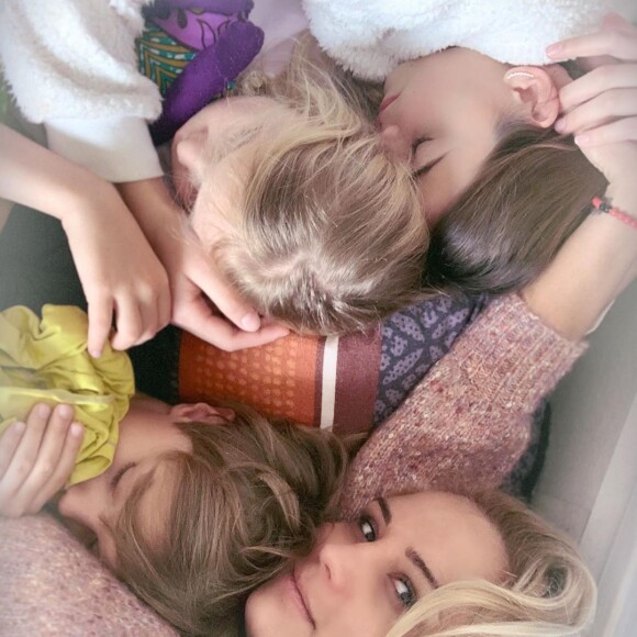 Elodie Gossuin avec ses quatre enfant, le 9 février 2020, sur Instagram