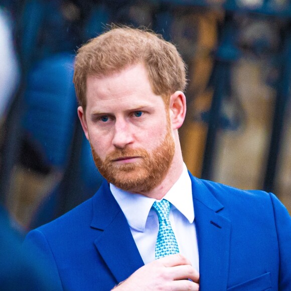 Prince Harry - La famille royale d'Angleterre lors de la cérémonie du Commonwealth en l'abbaye de Westminster à Londres, le 9 mars 2020.