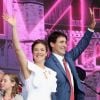 Justin Trudeau, sa femme Sophie Grégoire - Célébration du 150ème anniversaire du Canada à Ottawa. Le 1er juillet 2017