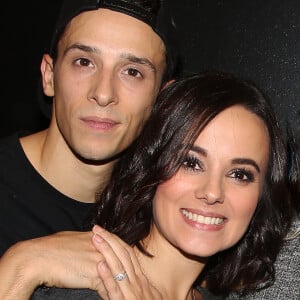 Grégoire Lyonnet et sa femme Alizée lors de la dernière du spectacle de Brahim Zaibat "Rock It All Tour" à l'Olympia à Paris, le 1er décembre 2015. © Denis Guignebourg / Bestimage