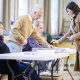 La maire de Paris, Anne Hidalgo va voter lors du premier tour des élections municipales dans un bureau de vote à Paris le 15 mars 2020. ©Eliot Blondet / Pool / Bestimage