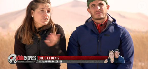 Julie et Denis - Episode de "Pékin Express 2020", diffusé le 16 mars 2020 sur M6.